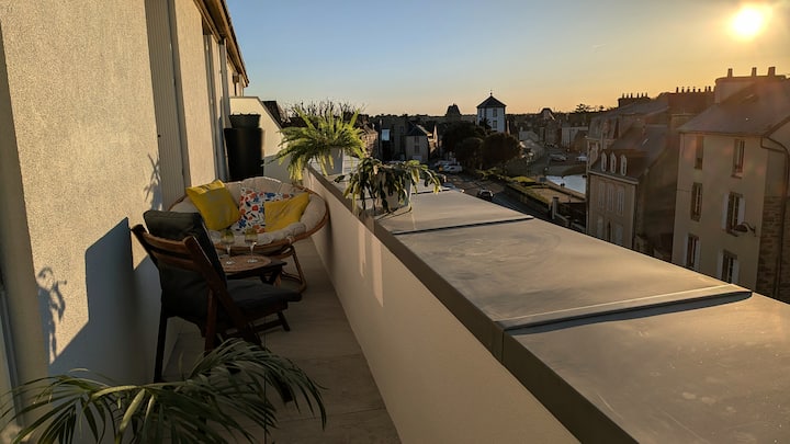 Beau Duplex Vue Mer 50m Plage - Saint-Malo