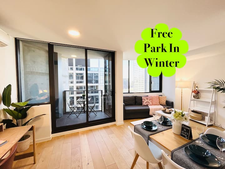 Skyview/balcony/freepark/heated Pool/gym/(mhto06a) - Melbourne