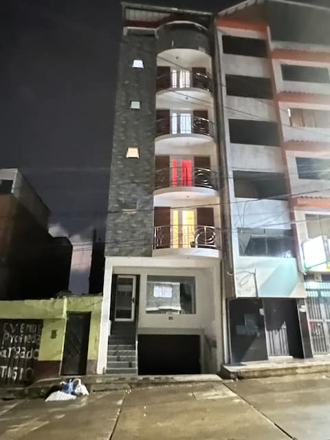 mini apartment on second floor with one bed