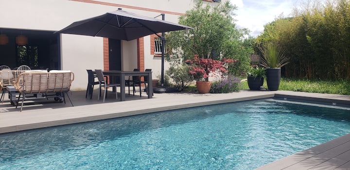 Grande Villa Avec Piscine  Proche Toulouse - Colomiers