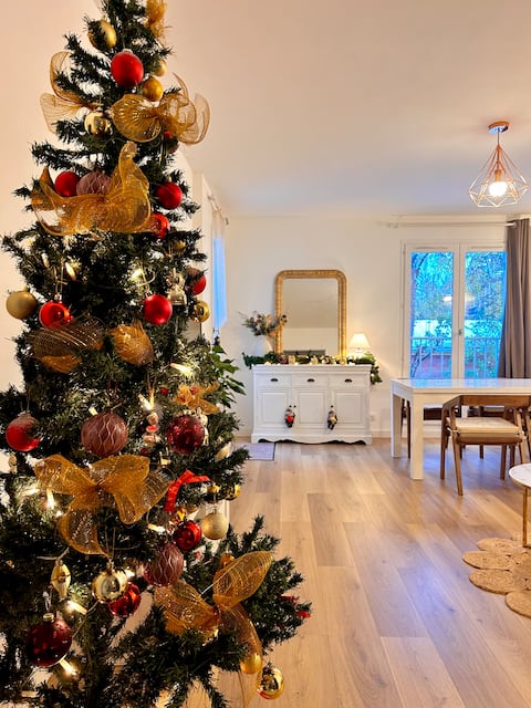 85 m² apartment 15 min from Paris/Stade de France parking