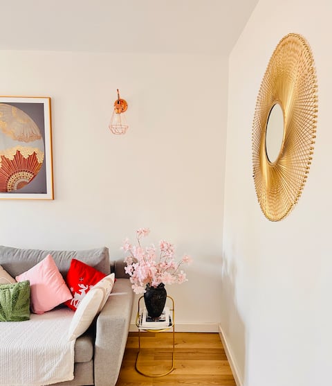 85 m² apartment 15 minutes from Paris/Stade de France/private parking
