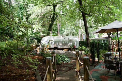 Tropical Airstream Oasis- pool, hot tub.