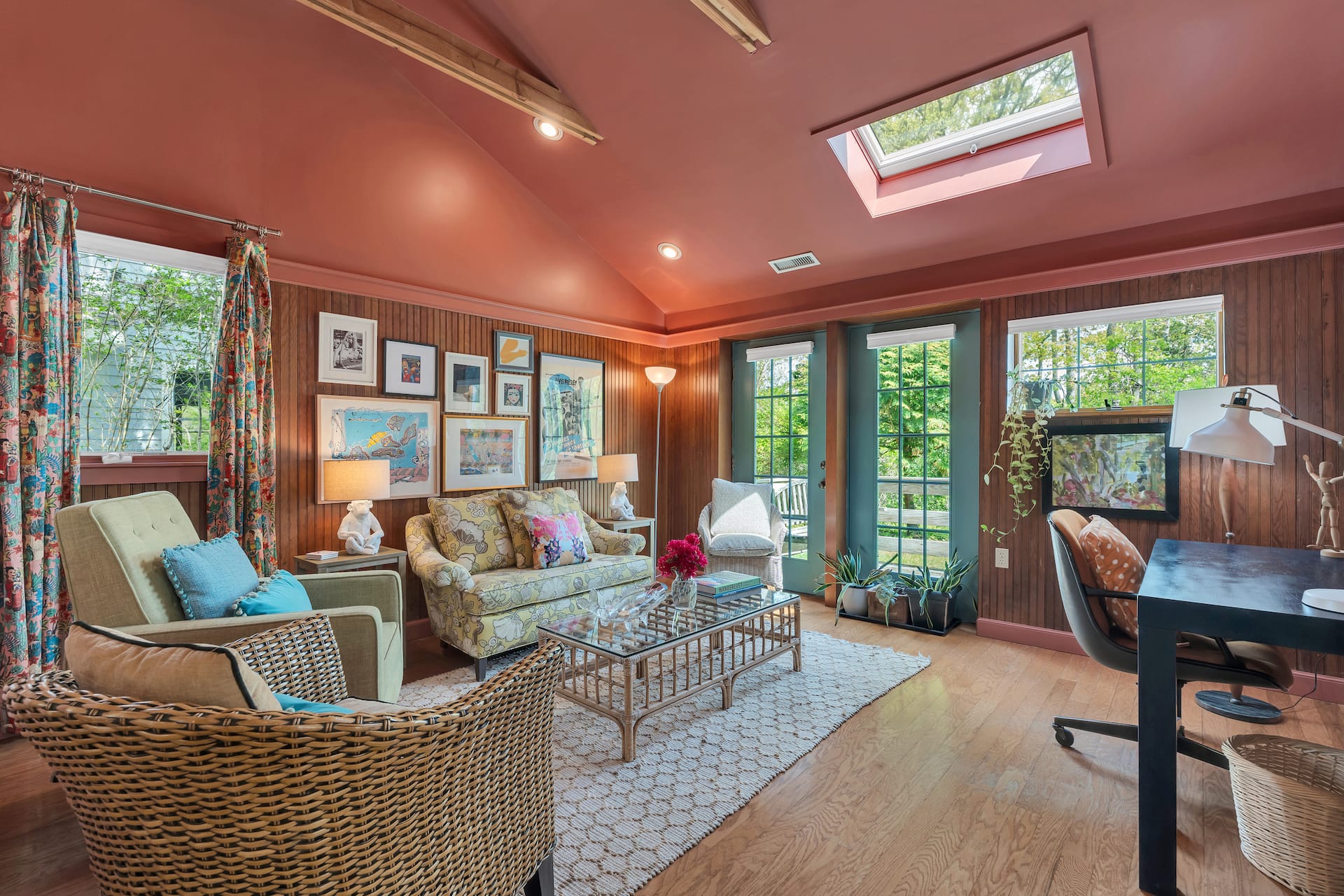 ”Red House on the Knoll” at Indian Cove