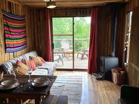 Successful Airbnb property: “Rustic cabin in native forest – Radal 7 Tazas” in San Clemente