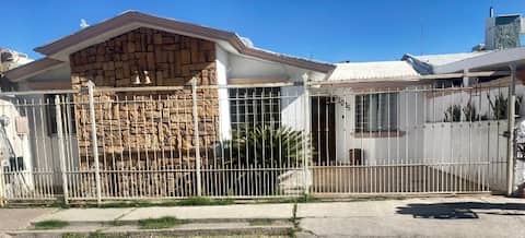 Large house, 4 bedrooms, heating, private patio