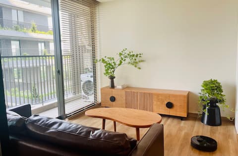 The EcoOn Ecopark - 2BR peaceful Japandi style