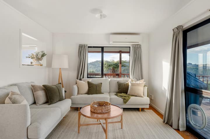 Sunny | 3br | Epic Views | Family Friendly | Spa - Raglan
