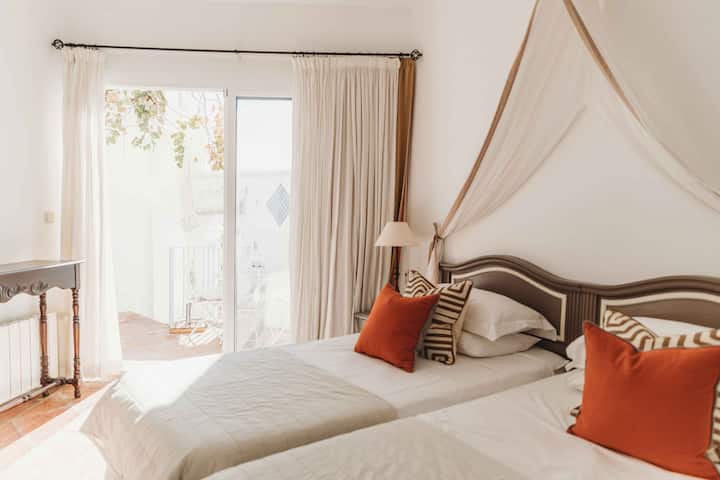 Casa Abanico bedroom at Molino del Carmen