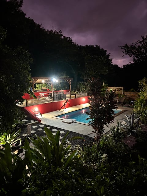 Villa Salamandre pool sea view 8 to 21 people