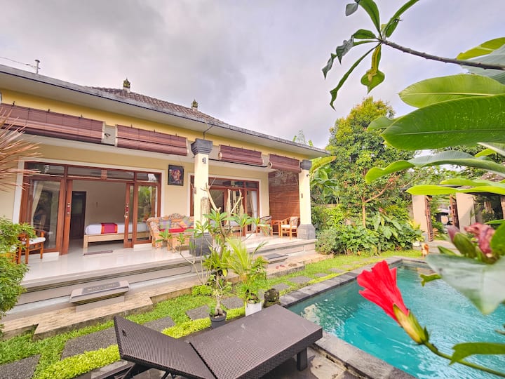 Diri's Villa With Pool Wifi And Airconfully - Bali