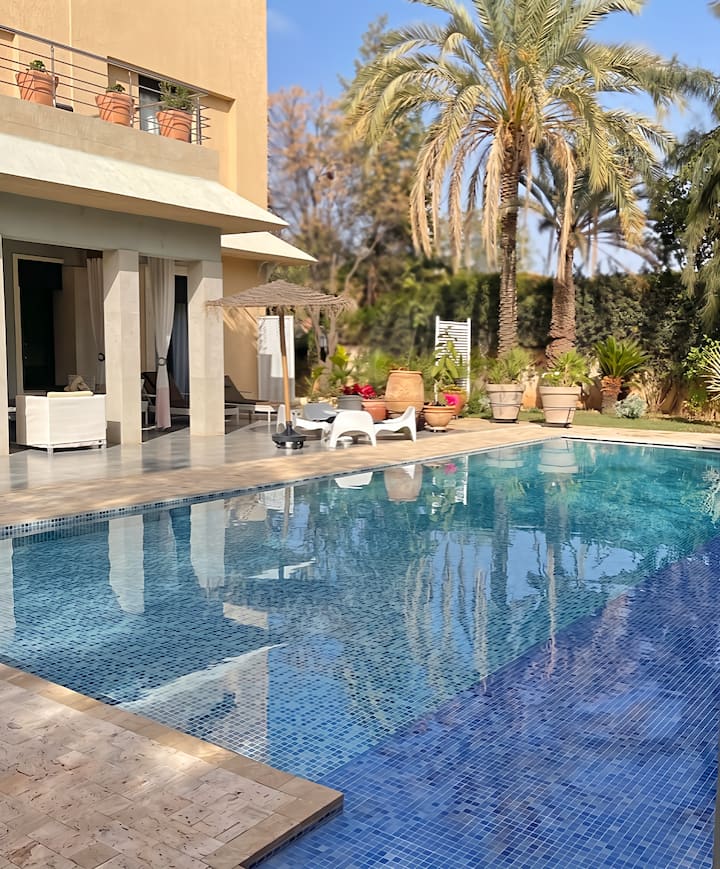 Hervorragende Villa Mit Privatem Pool Im Prestigeträchtigen Golf Amelkis - Marokko