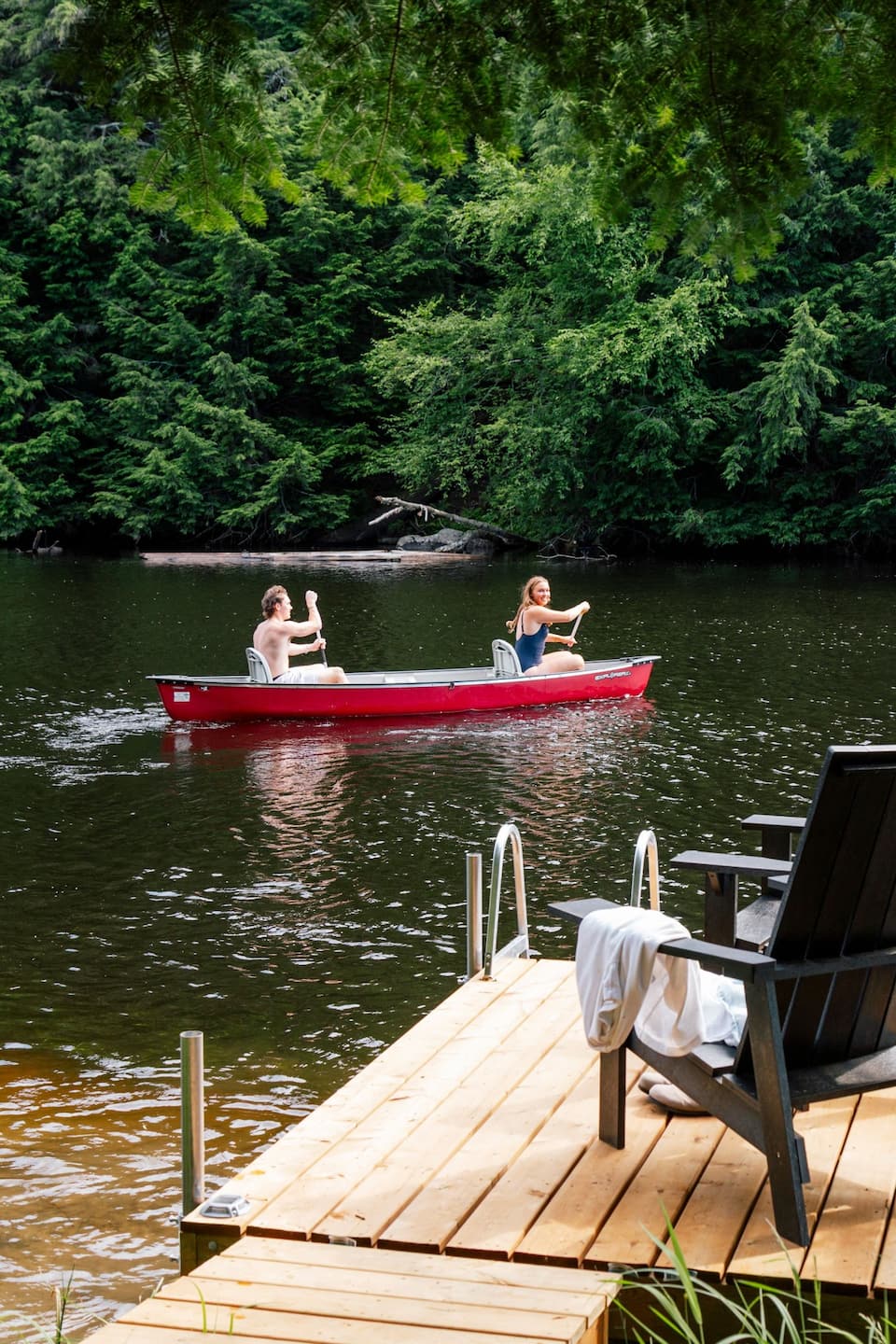 A boutique cabin with its own river dock, Huntsville, Ontario, Canada, photo 2 of 10
