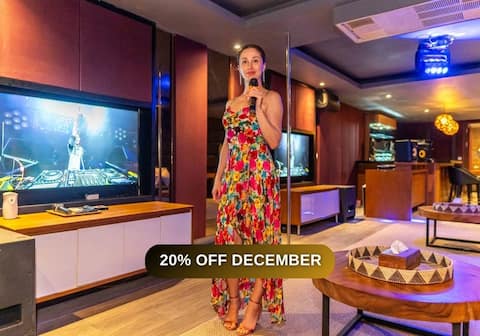 20% Off! 14Bed 2 Karaoke Rooms, Free Bikes, Berawa