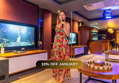 10% Off! 14Bed 2 Karaoke Rooms, Free Bikes, Berawa