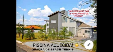 7 En-suites-Cond-Heated Pool-SPA-Beach Tennis-Futvôlei