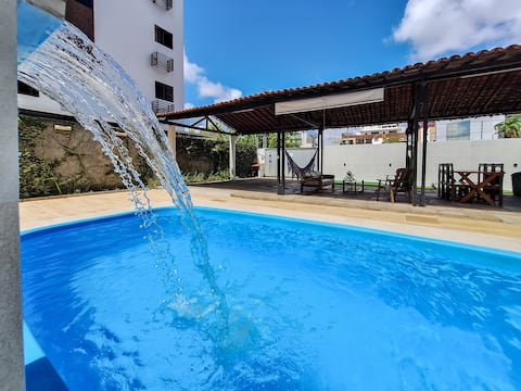 Casa Intermares-JP, suites w/air-conditioning, Wi-Fi and swimming pool.