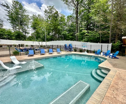 Skitopia mountain oasis with pool and spa