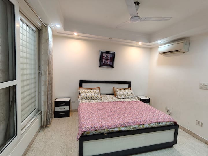 Elegance and Simplicity: The bedroom exudes an understated elegance, with a minimalist design that allows the mind to unwind.