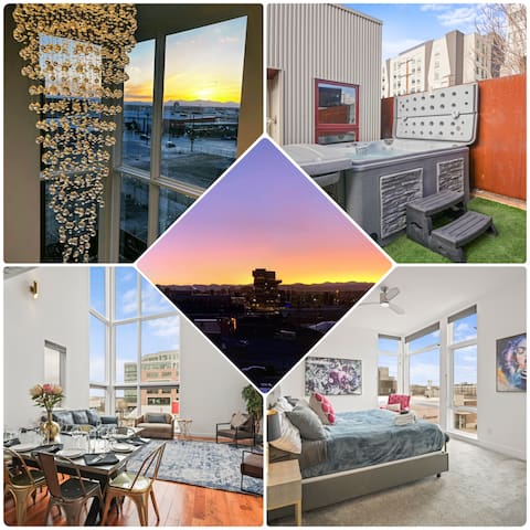 Modern RiNo Home with Rooftop & Hot Tub