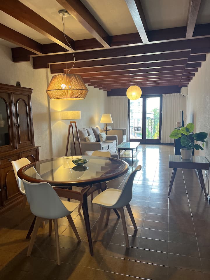 Two-bedroom apartment overlooking the river in Olivos