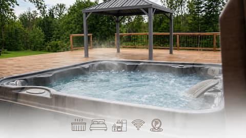 Cottage Retreat | Hot Tub, BBQ & Game Nights