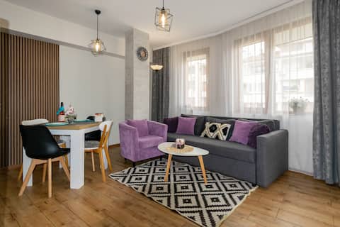 Top Airbnb: Joy apartment Burgas Center+Free parking #New in Бургас