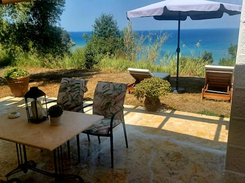 Sklavenitis Panoramic Seaview Beach apartment.