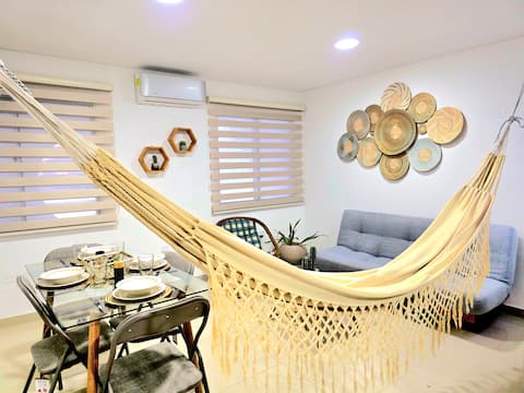 Successful Airbnb property: Super Cozy - hammock close to beach A/C, WiFi in La Guajira