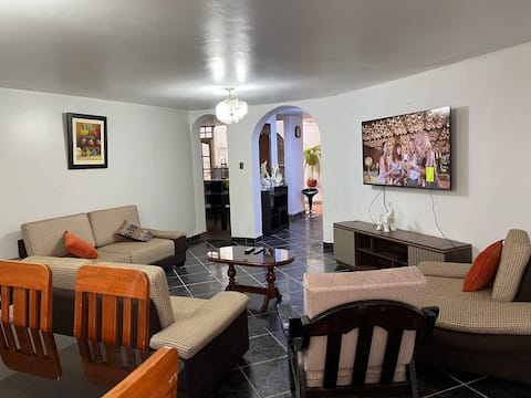 Modern residence in downtown Cajamarca.