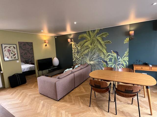 Terrasse&vue sur Lyon/Fourvière-2ch-Climatisé gallery image 3