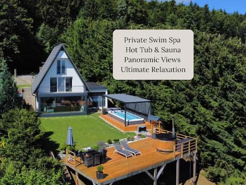 Panoramic Wellness Cottage–Swim Spa& Sauna Pohorje