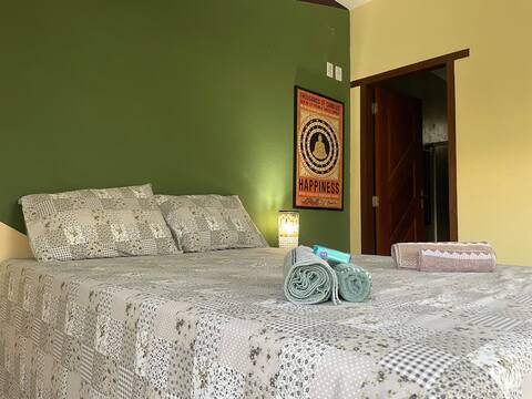Loft in Vila Itaúnas + air conditioning + kitchen