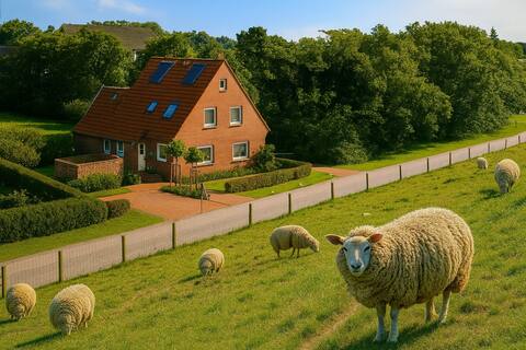 Lüttjes Diekhuus - only 100 m to the beach