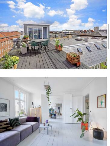 Beautiful apartment with a private rooftop terrace