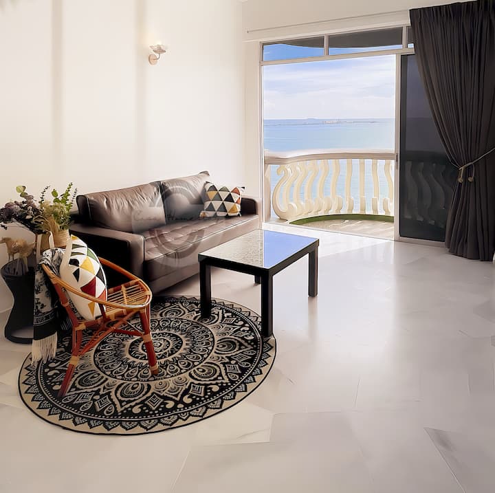 Port Dickson 10pax Seaview 3br- Glory Beach Resort - Port Dickson
