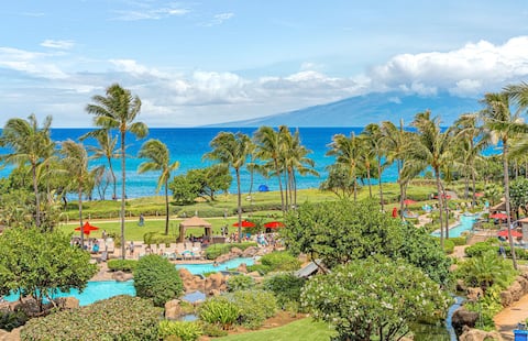 2BR with Scenic Ocean and Hawaiian Island Views