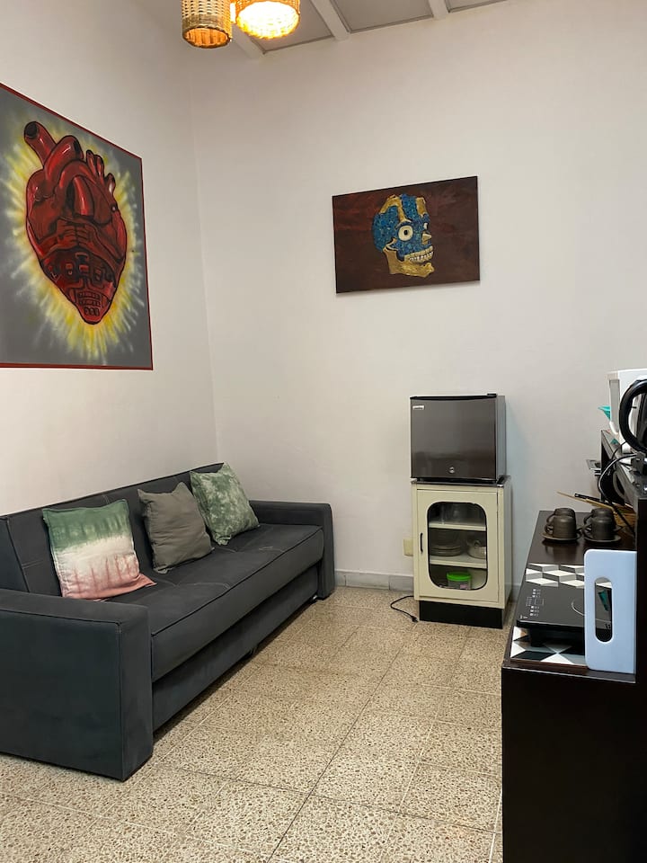 Canapé-lit confortable 