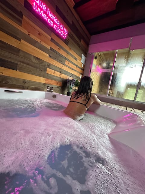 Stylish private apartment with pool and jacuzzi