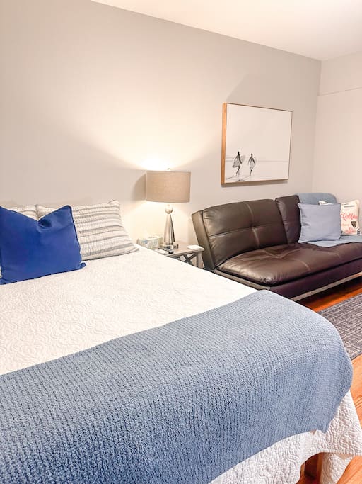 Bedroom + Private Entrance