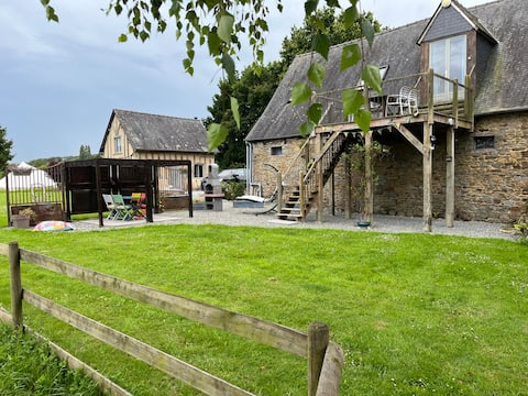 The Loft at Gîtes De Launay. Near Mont St Michel