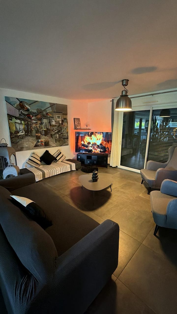 Villa Piscine Privative Chauffée + Jacuzzi Massant - Troyes