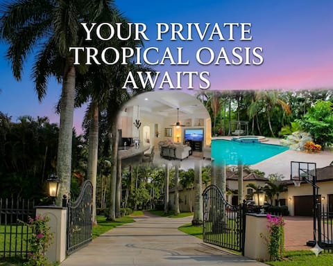 West Royal Palm Villa, Pool/Spa, Privacy, 1.5 acre