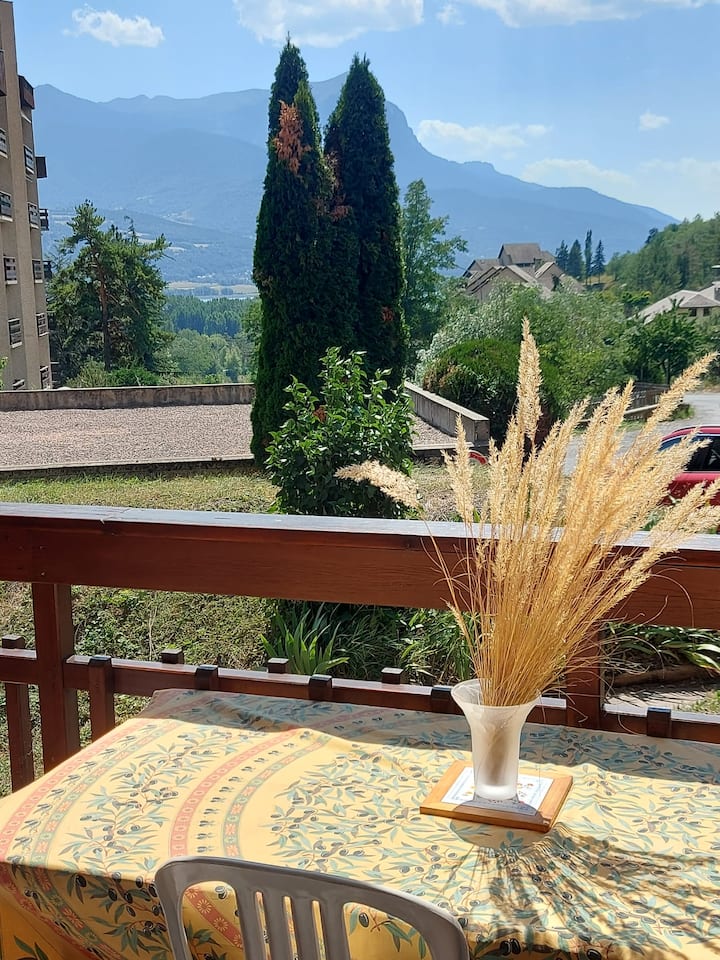 Studio Tout Confort & Ensoleillé, Parking Gratuit - Embrun