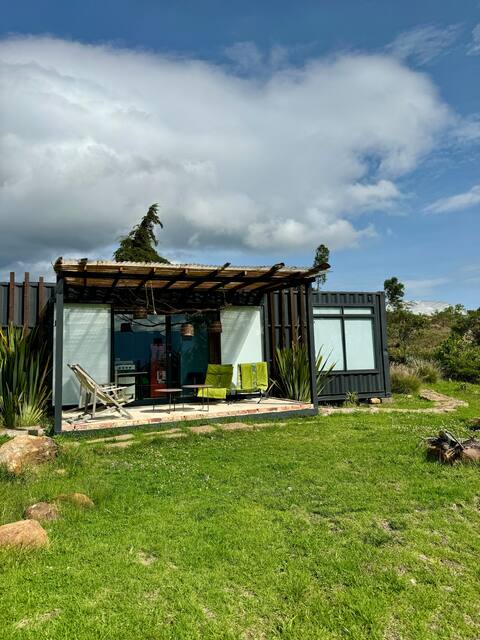 Mini house in container