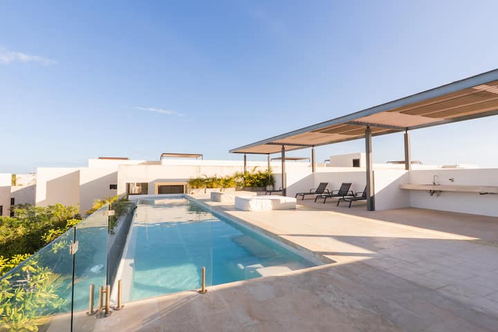 King Bed Studio | Rooftop Infinity Pool | Tulum - Tulum