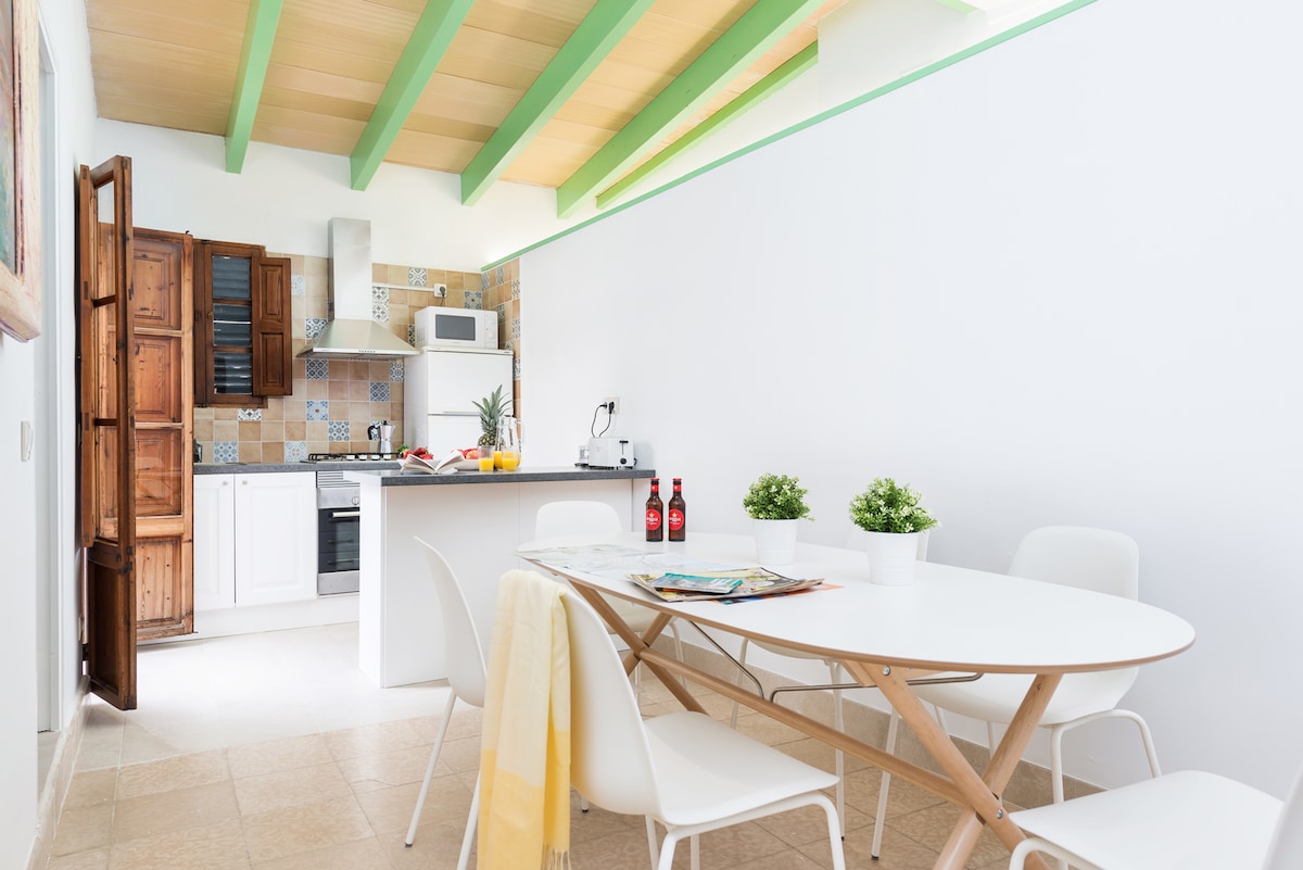 Top Airbnb: Green Maca, nice semi-detached apartment Campanet in Campanet