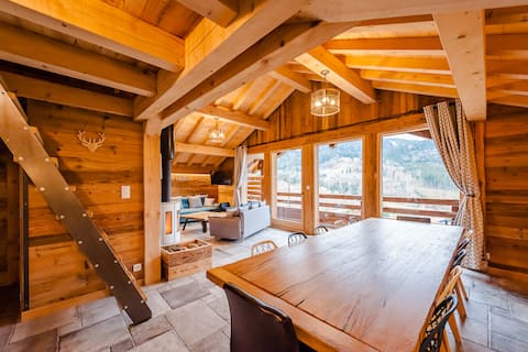 Chalet la cabane ô pierres 12 pers, spa & sauna