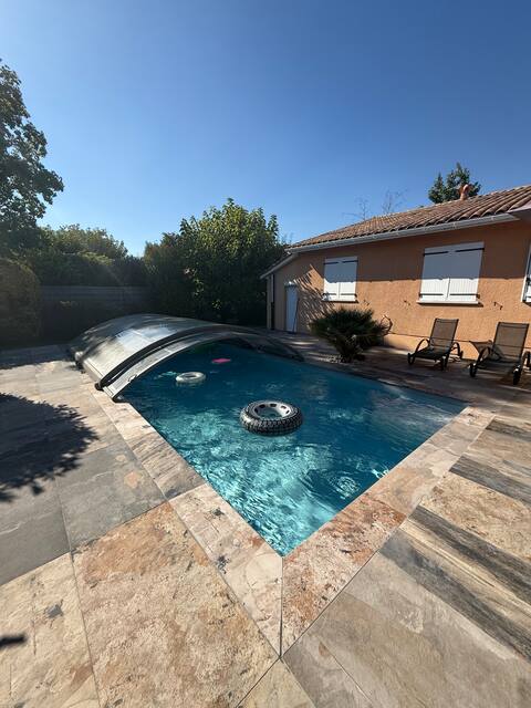 Between Bordeaux and the ocean: Clim-Pool - Jacuzzi