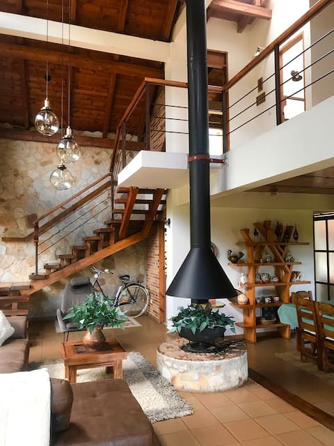 Top performing Airbnb: Santacoloma Cabin in Duitama